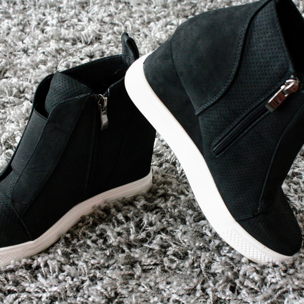 Black High Top Sneakers
